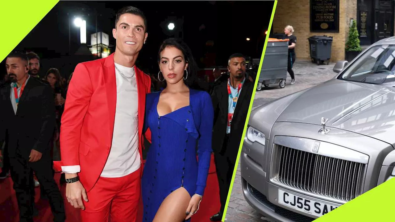 Ronaldo and Georgina Show Off £300,000 Rolls Royce As They Enjoy Private Dinner: Video