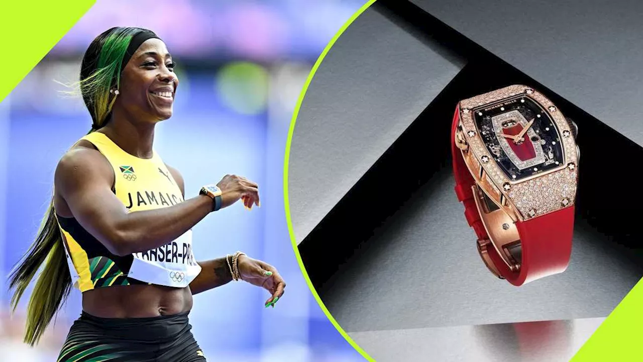 Shelly-Ann Fraser-Pryce Debuts $185,000 Wristwatch at Paris 2024 Olympics: Photos