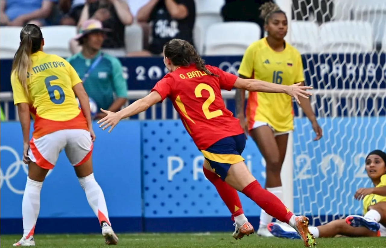 Colombia lucha, pero no puede con la campeona España: eliminadas en cuartos de final