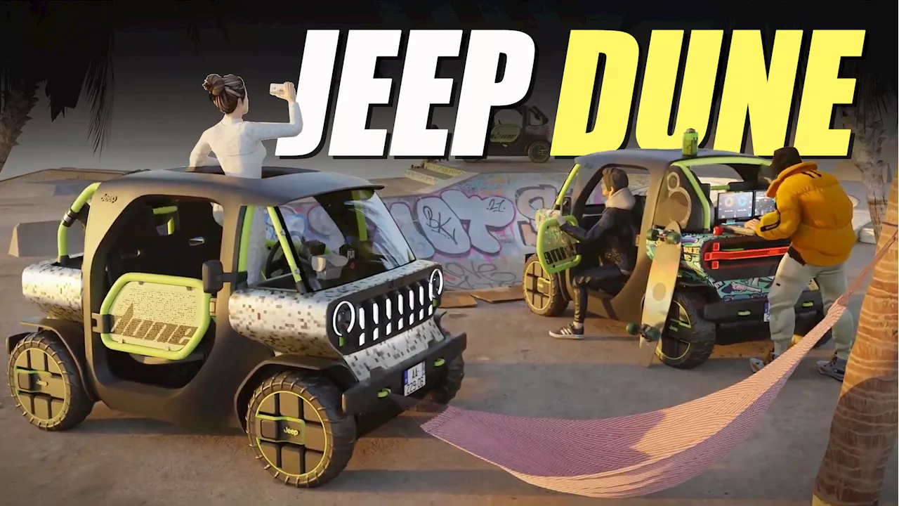 Tiny Jeep Dune Digital Concept Wants To Conquer Your Sidewalks