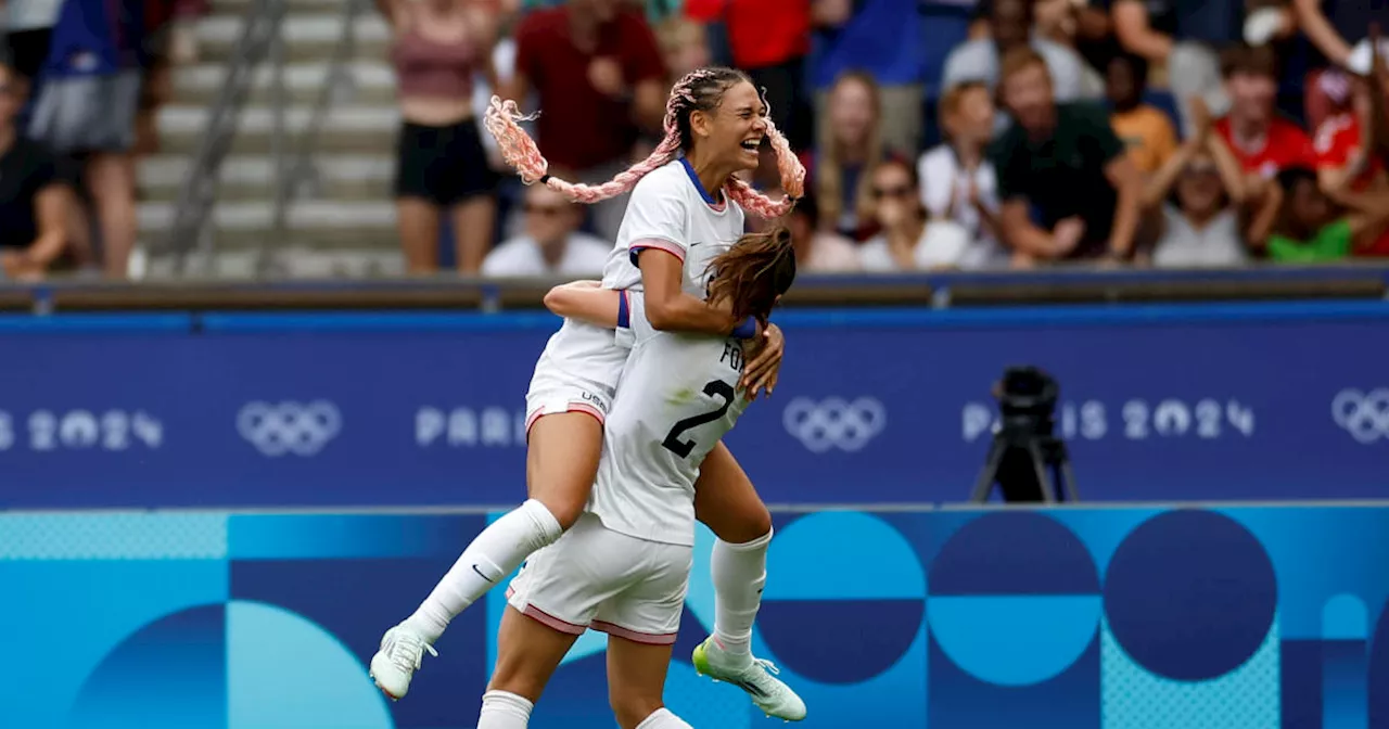 U.S. women's soccer team narrowly beat Japan with extra time goal in Olympics quarterfinals