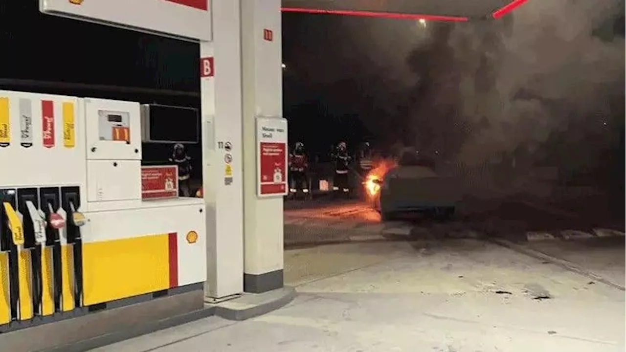 Nach Autobrand beim «Fressbalken»: Experte erklärt, wie gefährlich ein Feuer an der Tankstelle ist