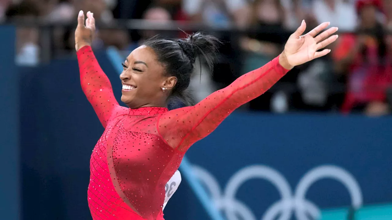 Biles 'getting old' but tempted by Los Angeles Olympics