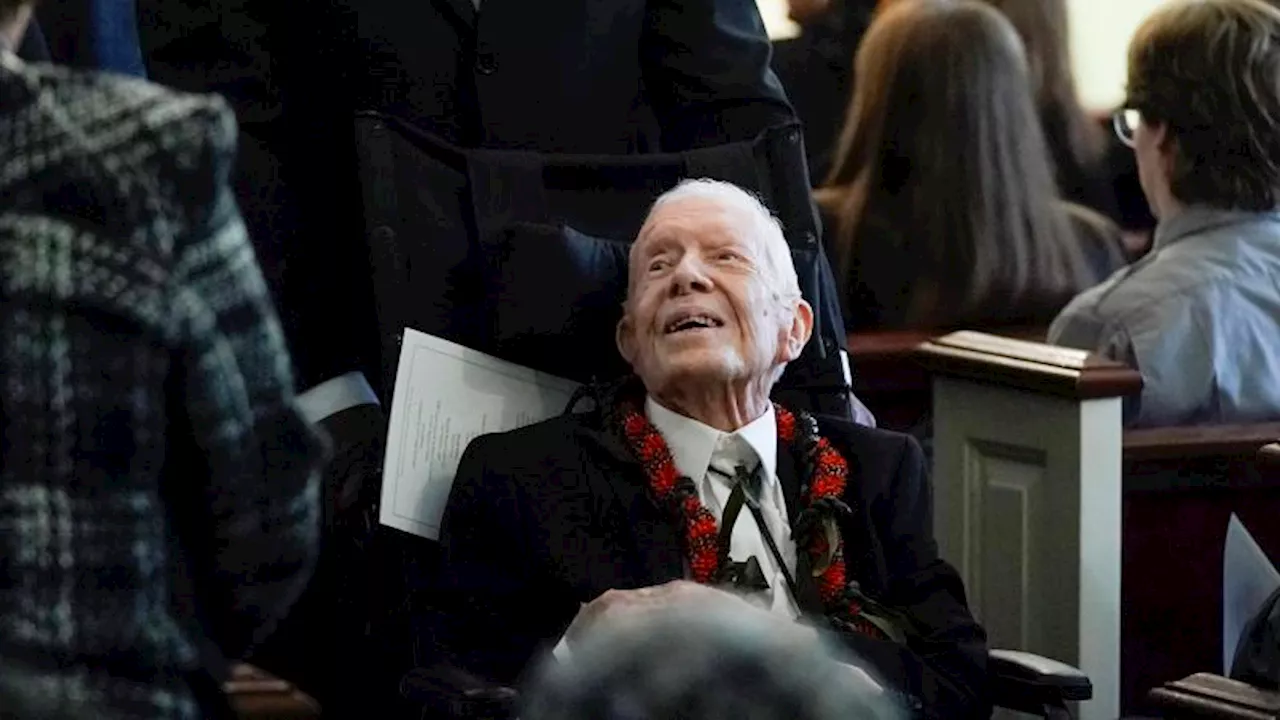 Jimmy Carter says he hopes to vote for Kamala Harris