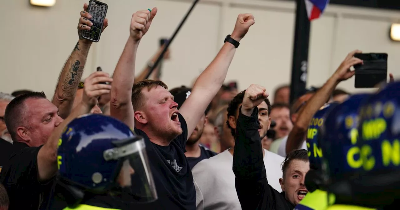 Scots given far-right stickers warning after razor blade found at station