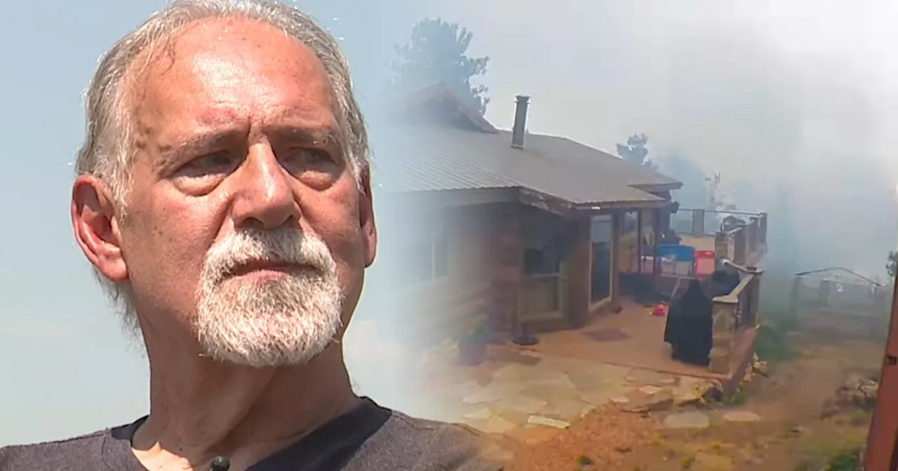 Alexander Mountain Fire burns down Loveland couple's home on camera