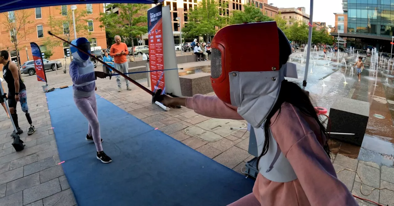 As US wins Olympic gold in fencing, Coloradans get to try it out for free in Denver