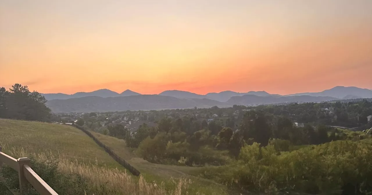 Hot, dry and hazy weather over Colorado's Front Range amid four wildfires