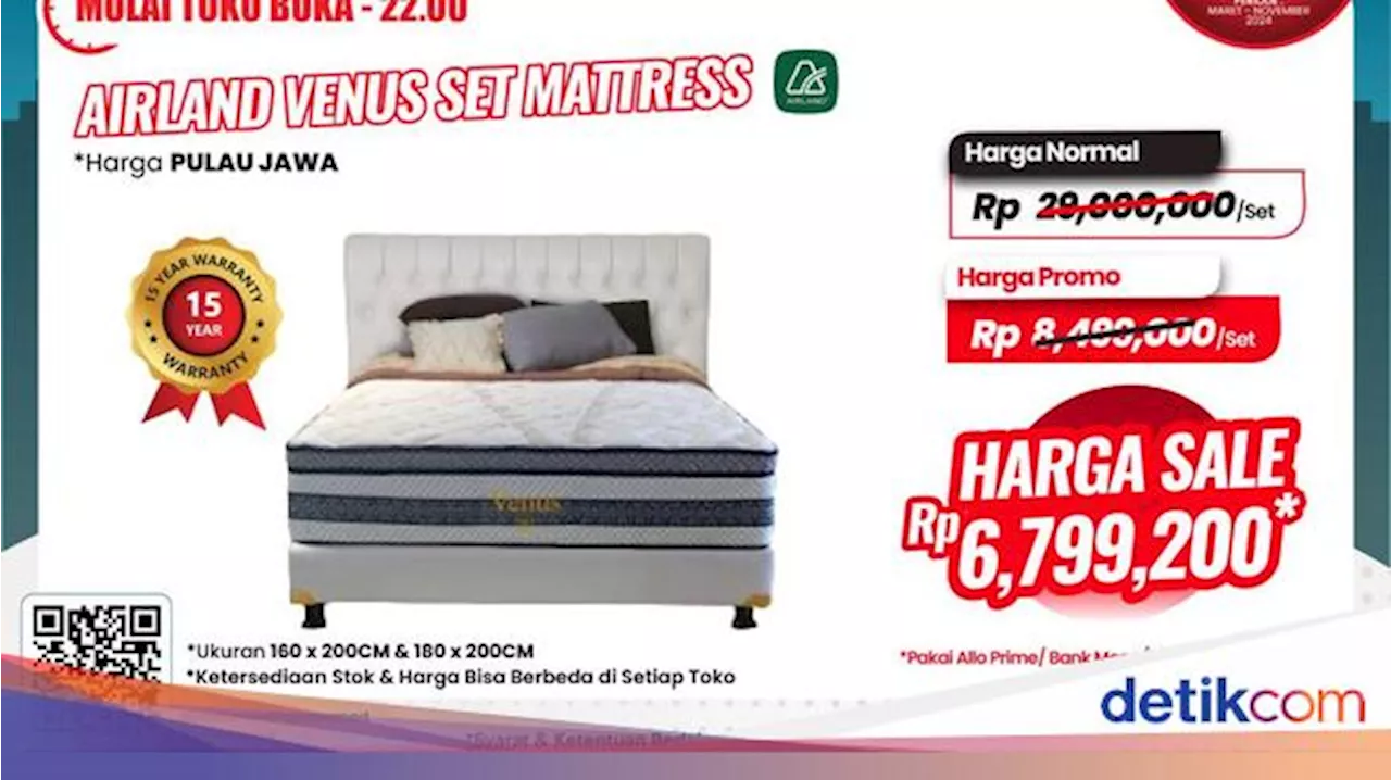 Cuma di Transmart Full Day Sale, Beli Tempat Tidur Diskon Gede Banget