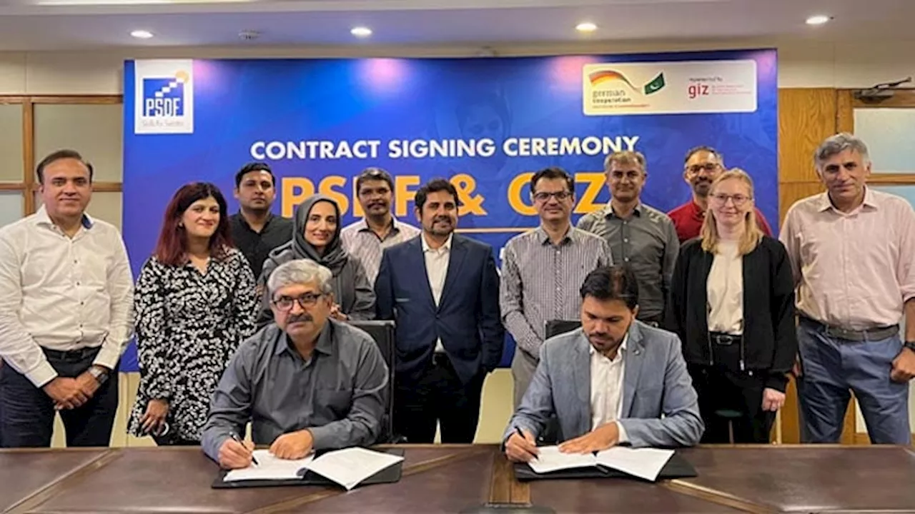 PSDF and GIZ sign pact to empower women, special persons