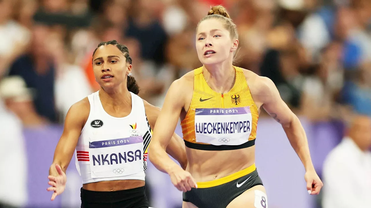 Leichtathletik: Gina Lückenkemper verpasst Finale über 100 Meter knapp - Wimpernschlag fehlt zum Finale