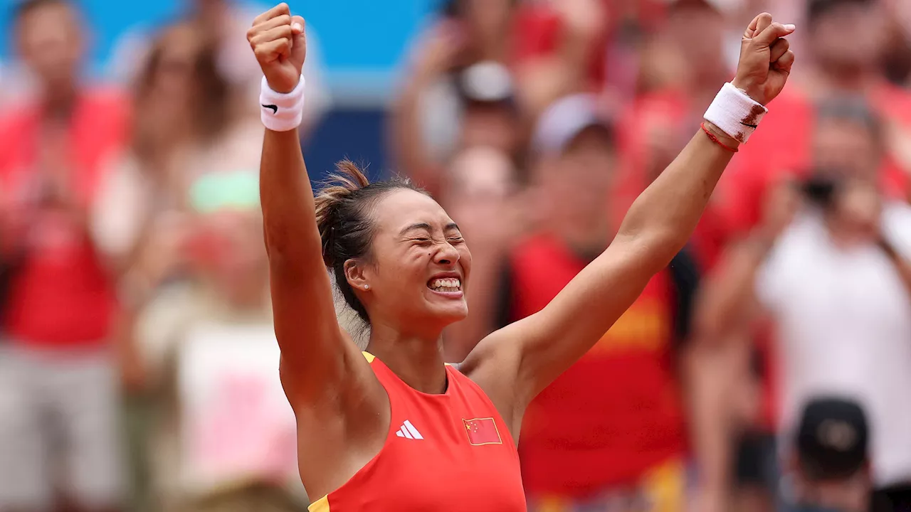 Olympia 2024: Qinwen Zheng krönt sich im Einzel zur Olympiasiegerin - Chinesin triumphiert über Kroatin Donna Vekic