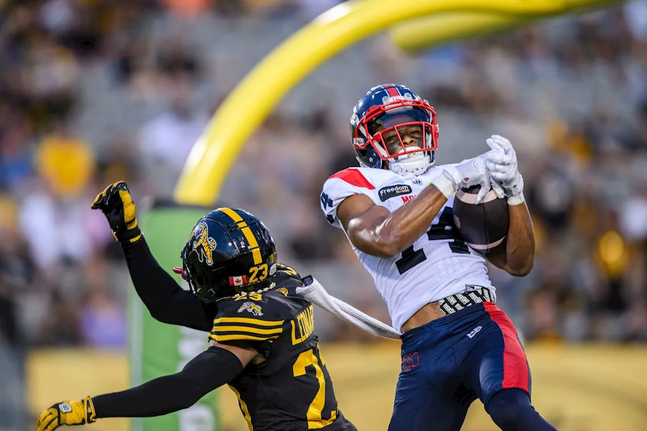 Alexander wins first CFL start as Montreal Alouettes defeat Hamilton Tiger-Cats 33-16