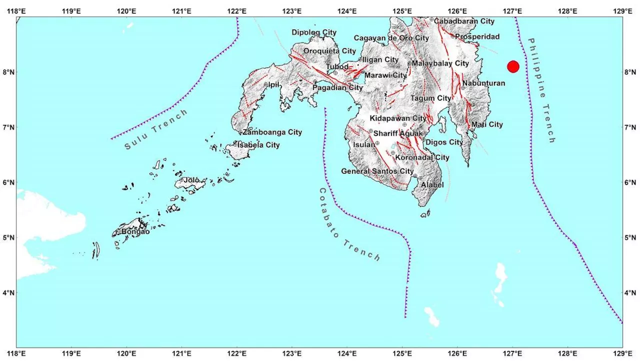 Magnitude 6.8 quake shakes Lingig, Surigao del Sur