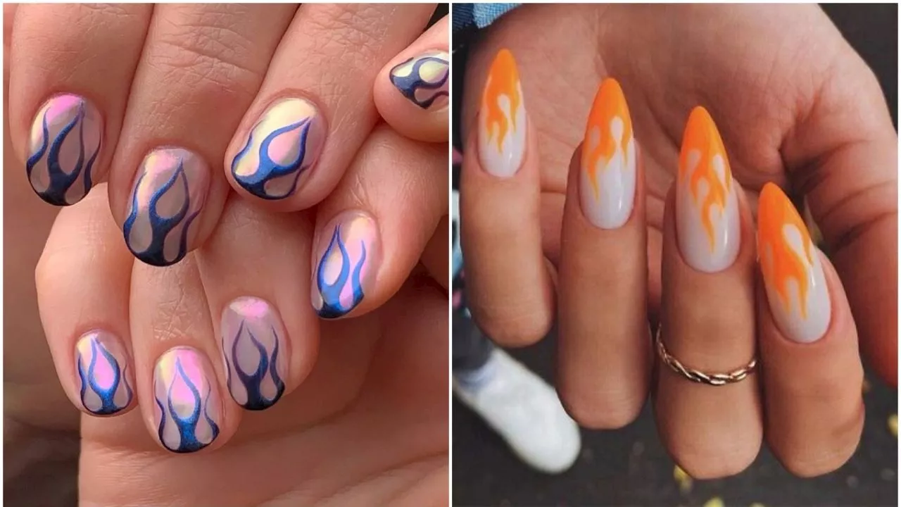 Fire nails: 6 diseños rebeldes y fabulosos que se te verán espectaculares