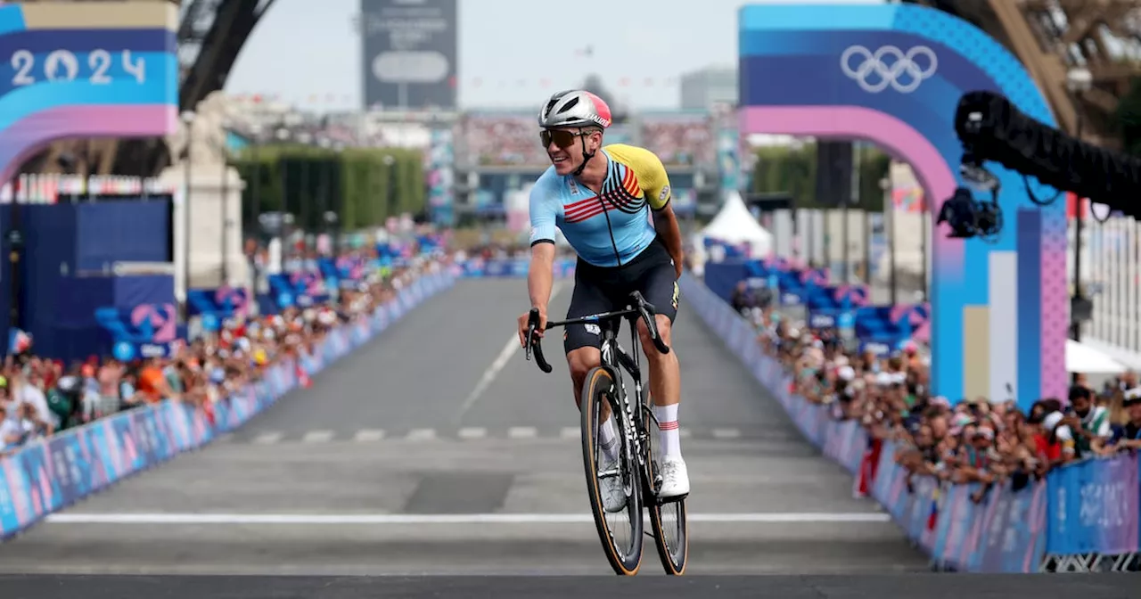 Remco Evenepoel claims brilliant Olympic road double as Ben Healy finishes 10th