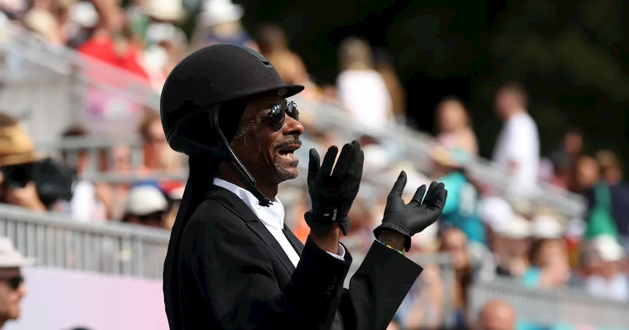 Snoop Dogg joins horsey set as he wears equestrian kit to Olympics dressage