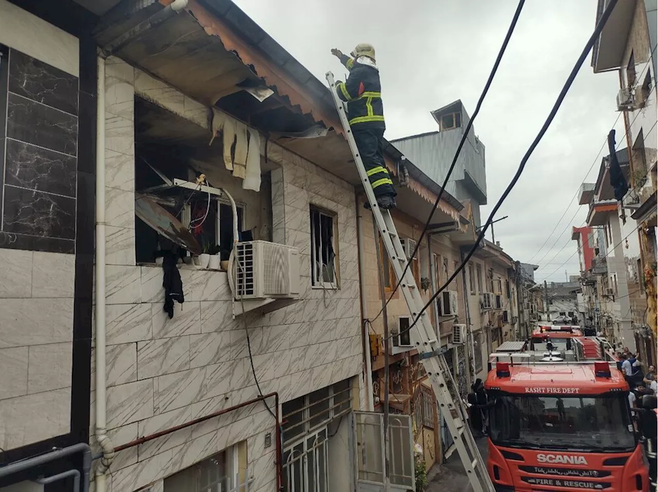 انفجار منزل مسکونی در رشت یک مصدوم برجای گذاشت