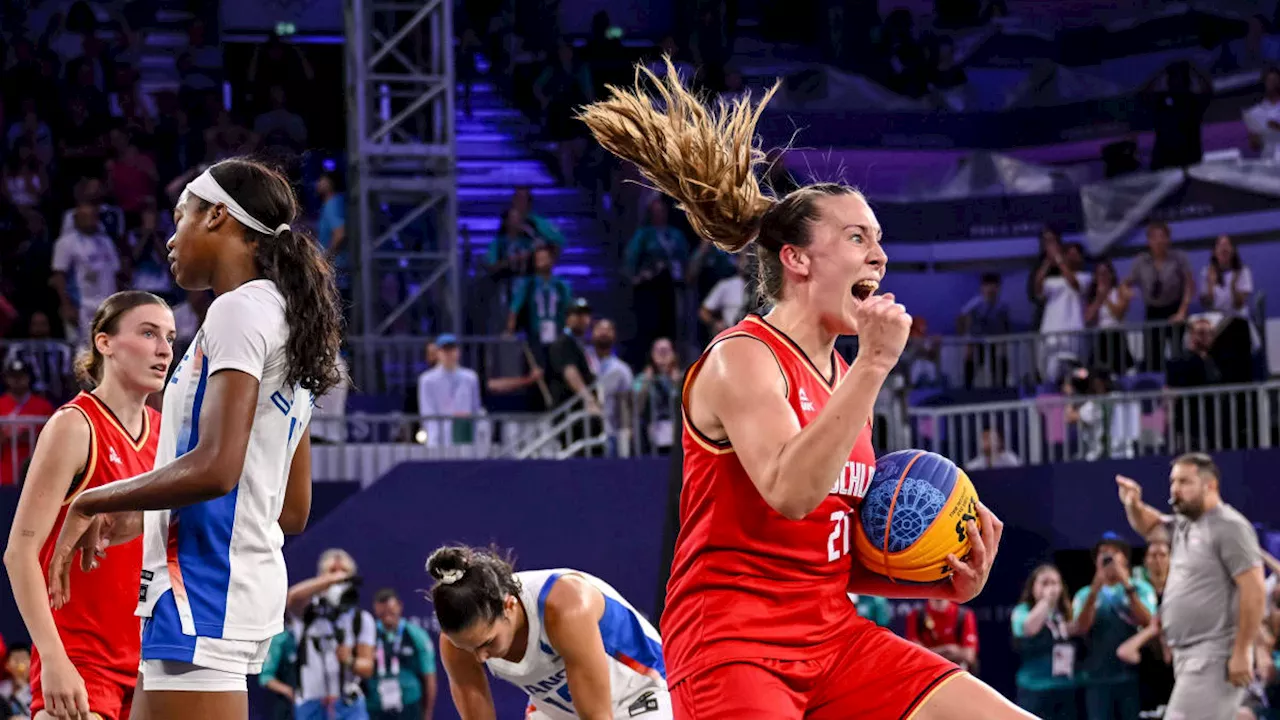 Überraschung perfekt: 3x3-Basketballerinnen nach Sieg im Olympia-Halbfinale