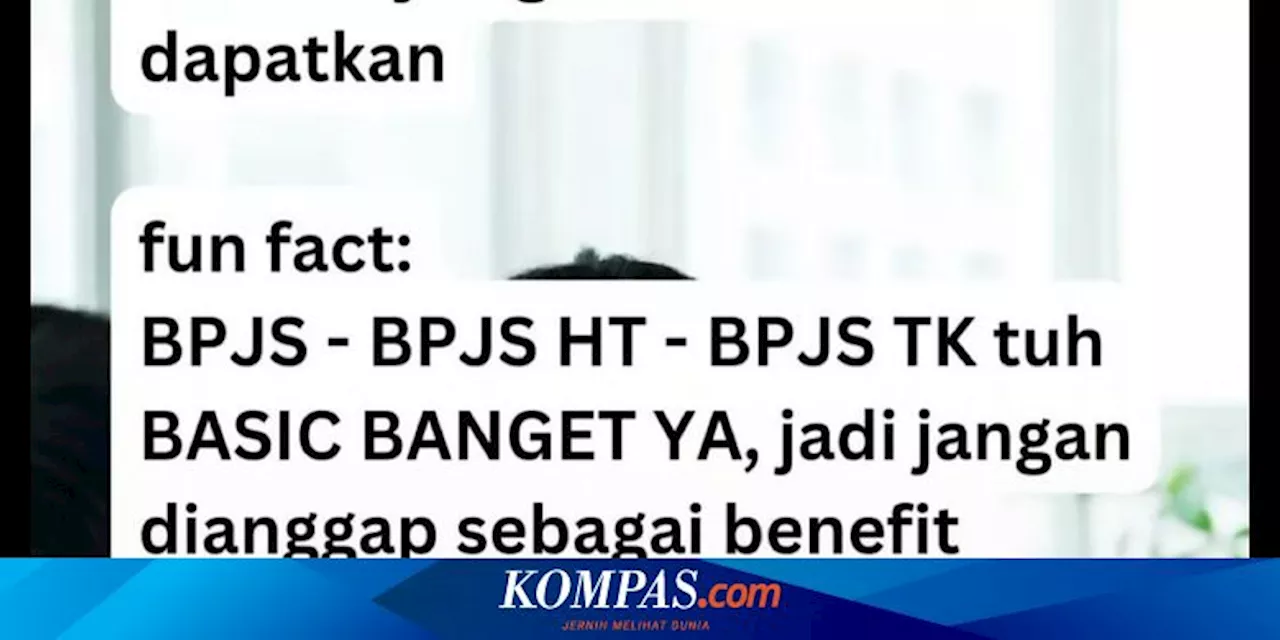 Perusahaan Tak Beri BPJS Kesehatan dan Ketenagakerjaan Selama 2 Tahun, Kemenaker: Wajib sejak Masa 'Probation'