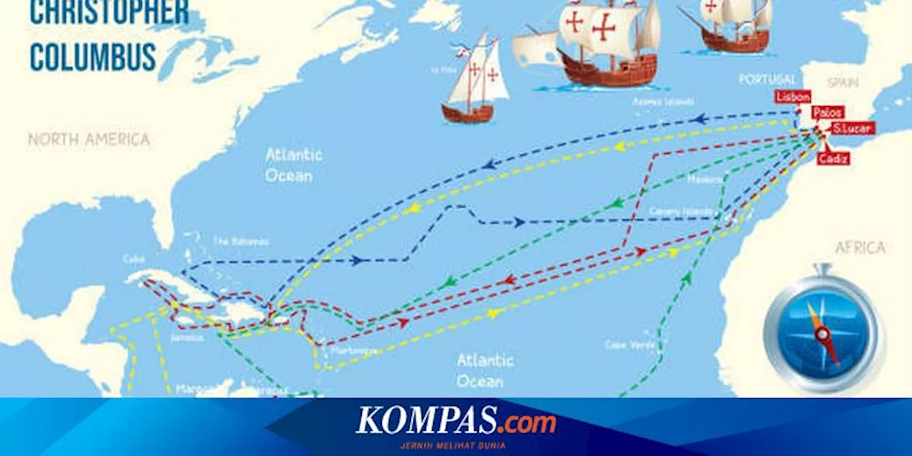 Sejarah Hari Ini 3 Agustus, Pelayaran Pertama Columbus Sebelum 'Temukan' Amerika