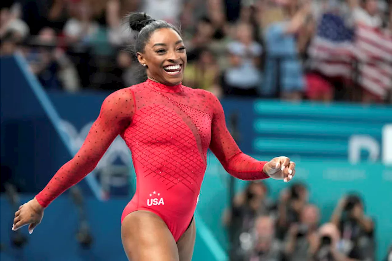 Simone Biles captures her seventh Olympic gold medal by winning women's vault for a second time