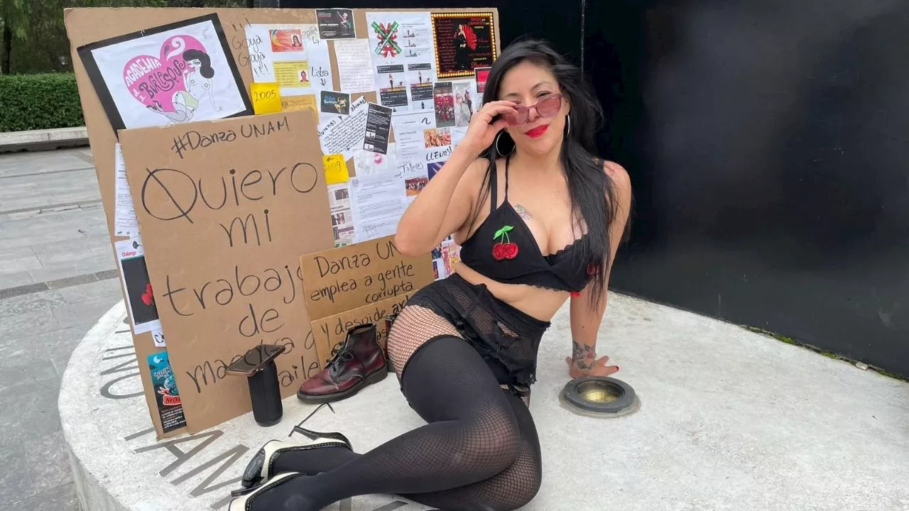 Con baile de mambo, maestra de danza pide a la UNAM que la recontrate