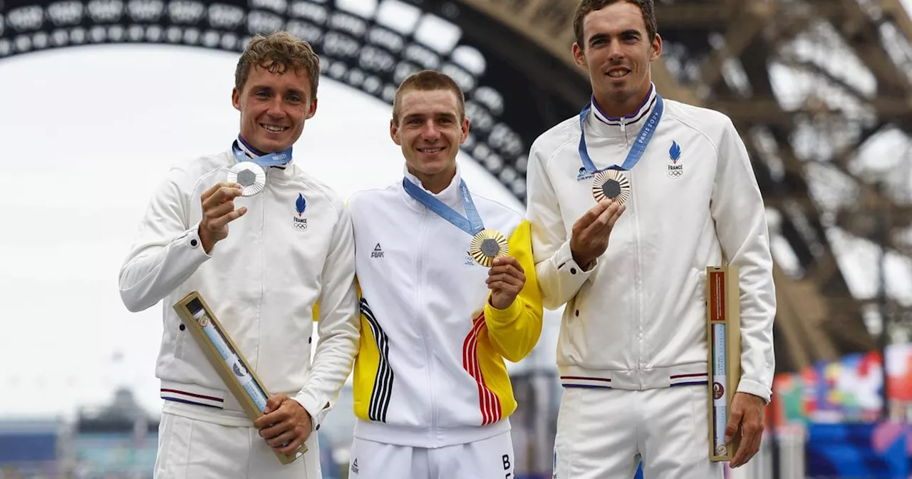  Cyclisme : doublé historique pour Evenepoel, mais aussi pour les Français avec Madouas et Laporte, médaillés