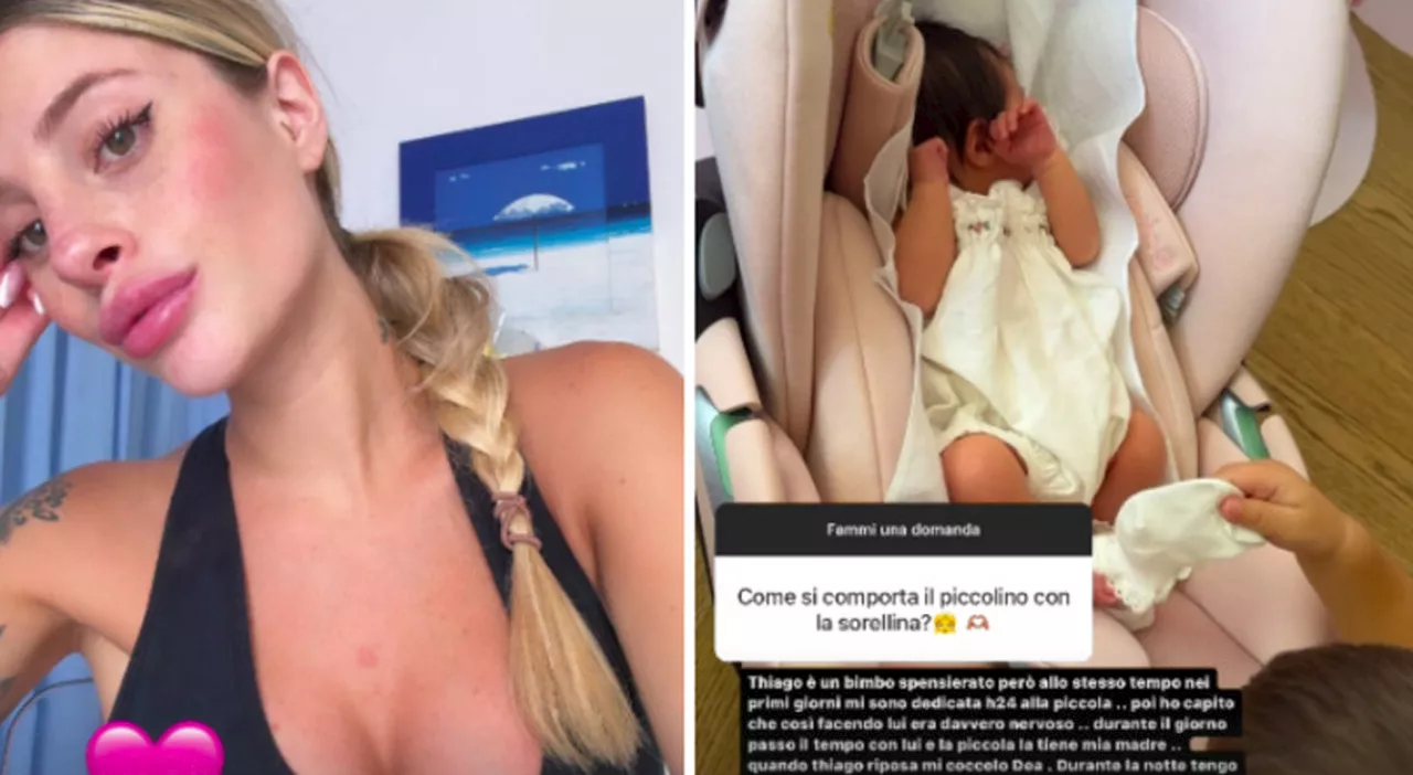 Chiara Nasti, Thiago e Dea: prove di convivenza. «Mi sono dedicata solo a lei e lui si è innervosito: ha lanci