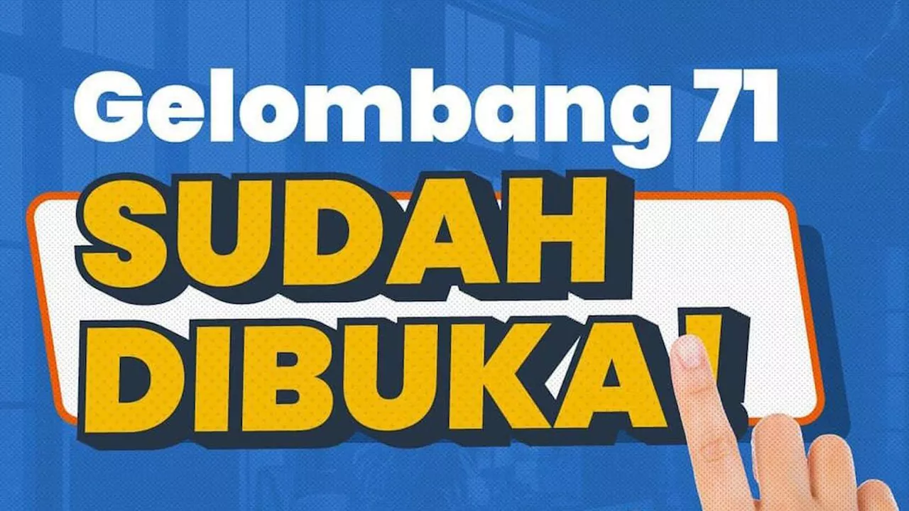 Cara Daftar Kartu Prakerja Gelombang 71, Buka Link prakerja.go.id