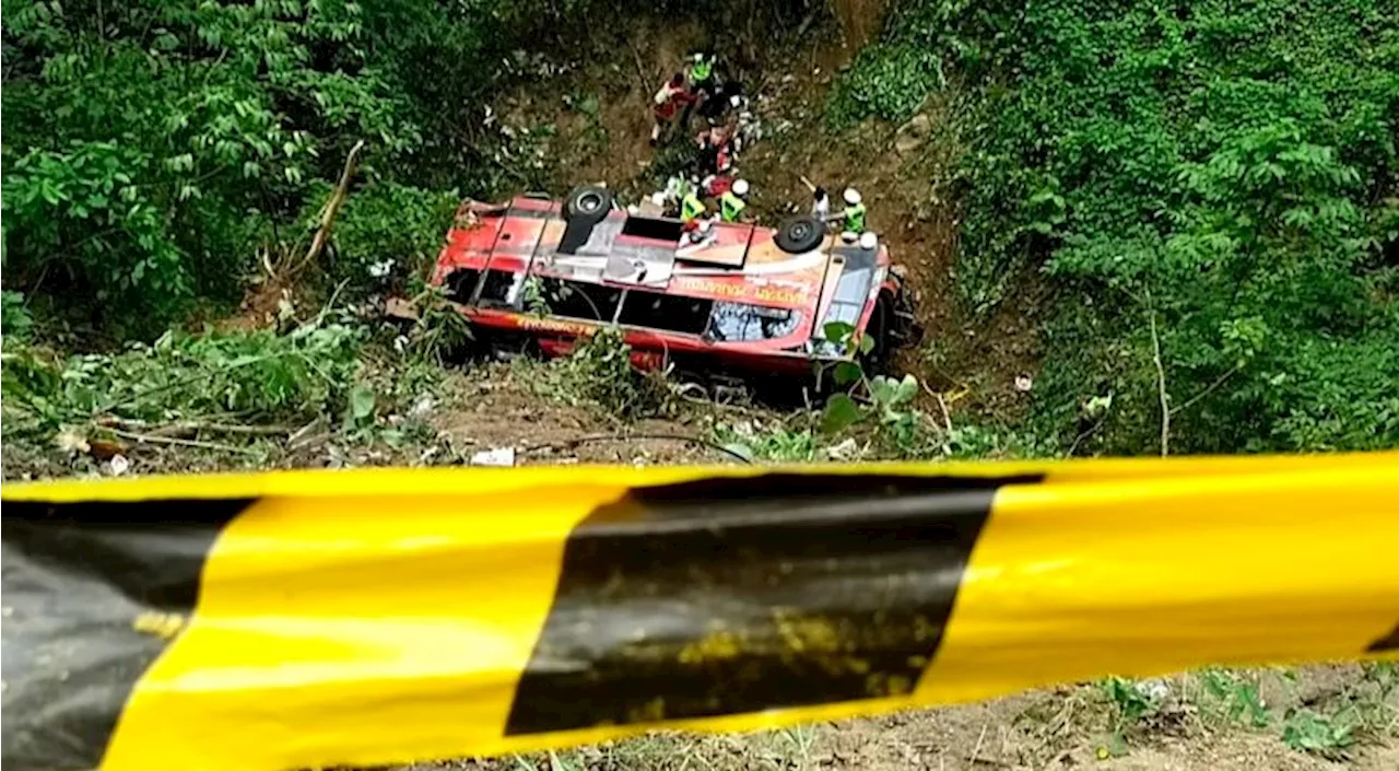 Bus Rombongan dari Jakarta Kecelakaan di Puncak, 9 Orang Terluka