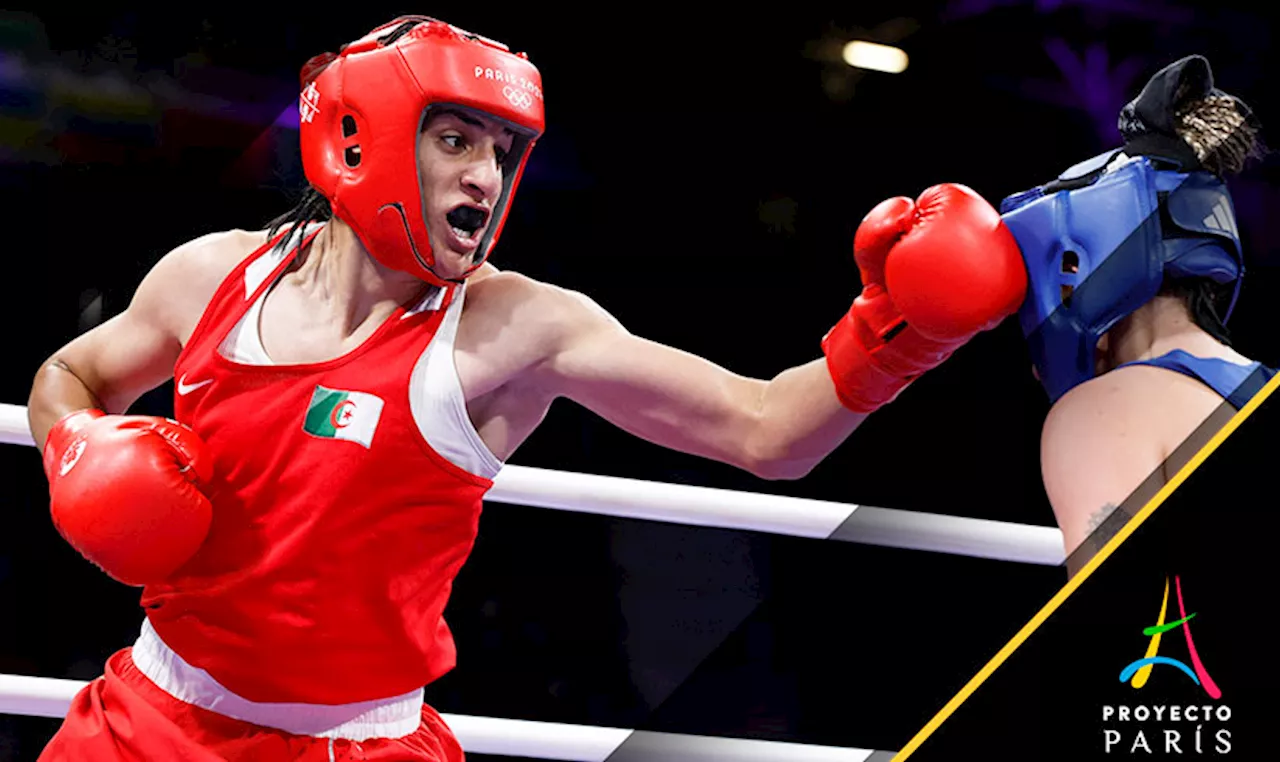 La boxeadora Imane Khelif aseguró la primera medalla para Argelia en París 2024