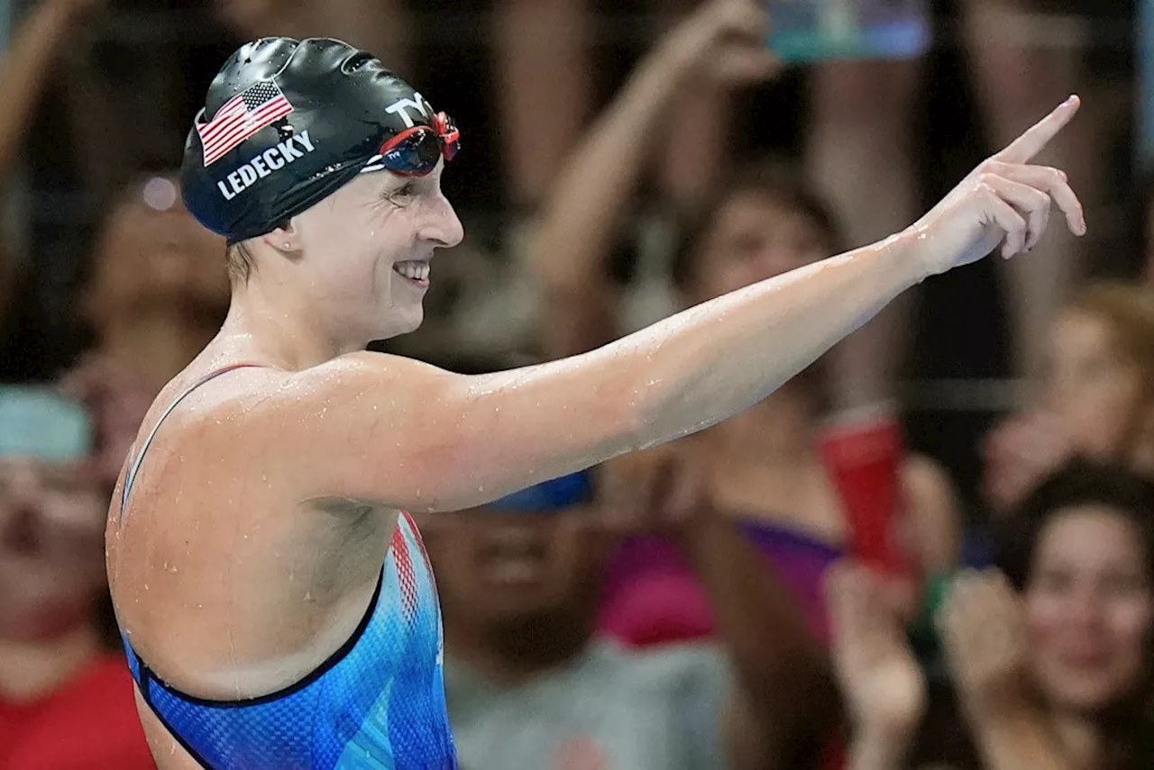 Katie Ledecky swims into history with 800 freestyle victory at the Paris Olympics