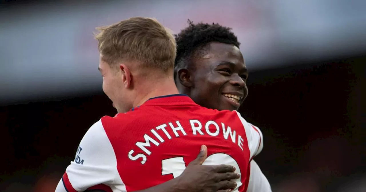 Bukayo Saka sends emotional message to departed Emile Smith Rowe