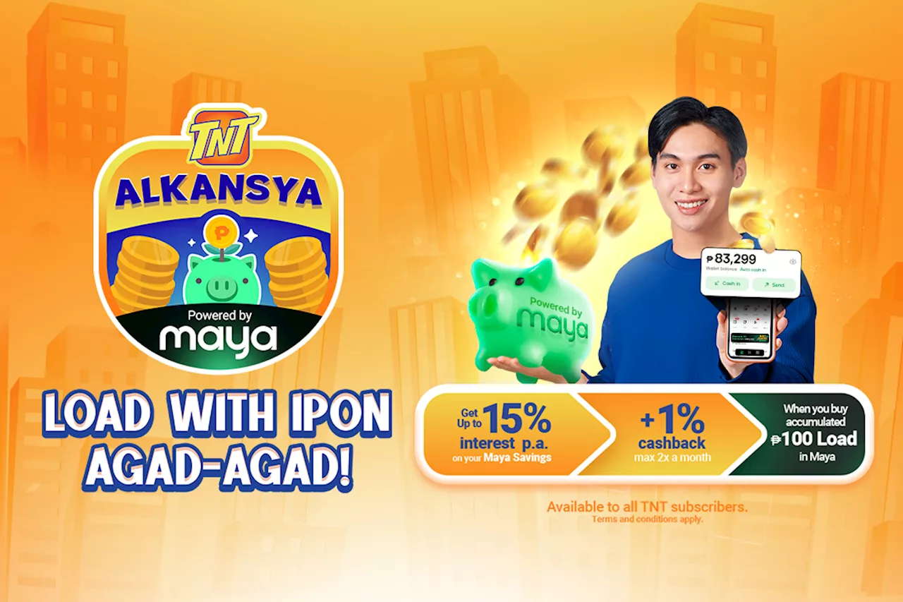 TNT and Maya join forces to launch 'TNT Alkansya', encouraging Filipinos to start saving