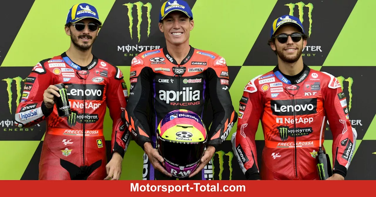 MotoGP-Qualifying Silverstone: Aleix Espargaro (Aprilia) besiegt Ducati-Team