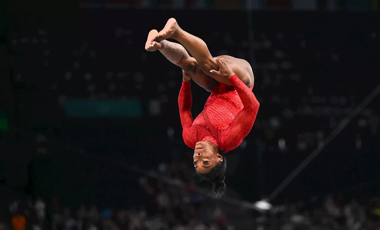 Simone Biles wins yet another gold in an epic podium finish for vault