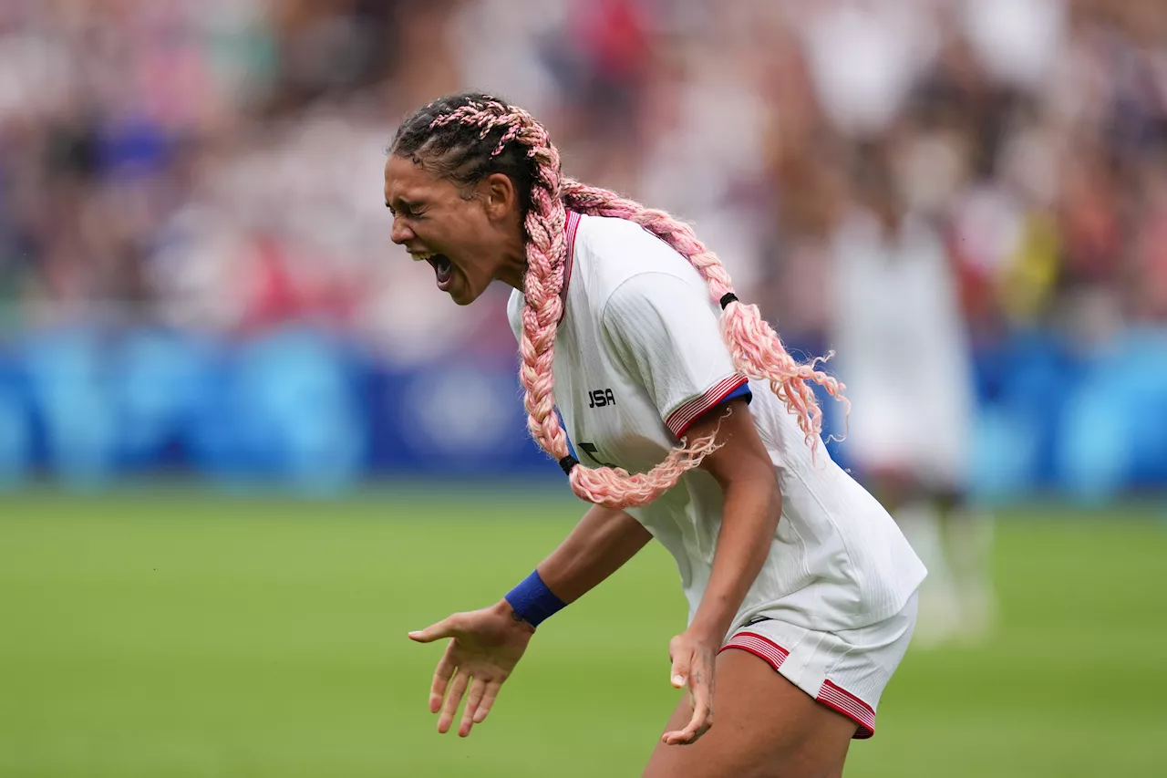 Trinity Rodman scores as US women's soccer team beats Japan 1-0 after extra time