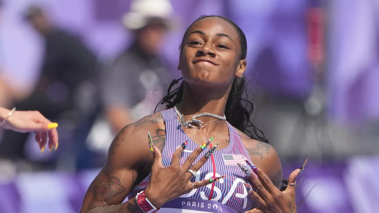 Sha'Carri Richardson races to Olympic silver in 100m final