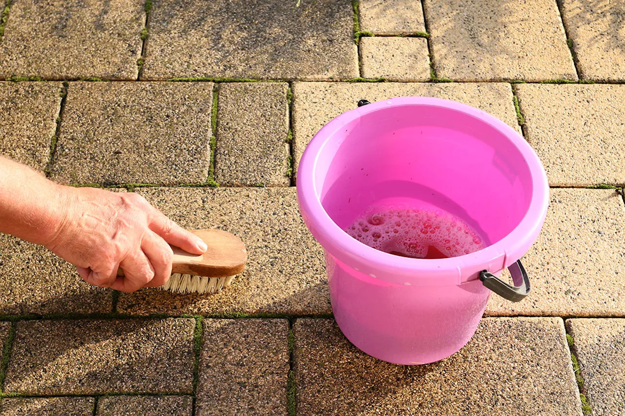 Paving expert reveals how to get rid of stains on your patio