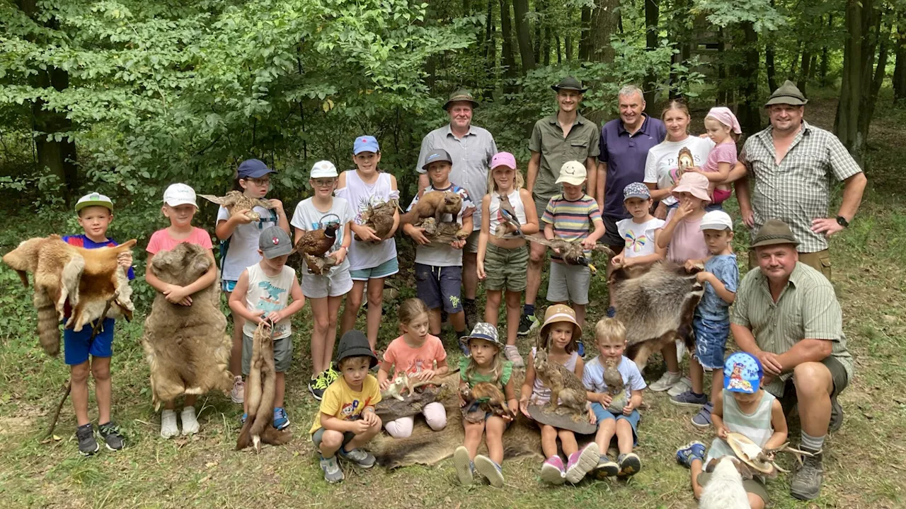 Ferienspiel: Kinder besuchten die Tiere im Wald