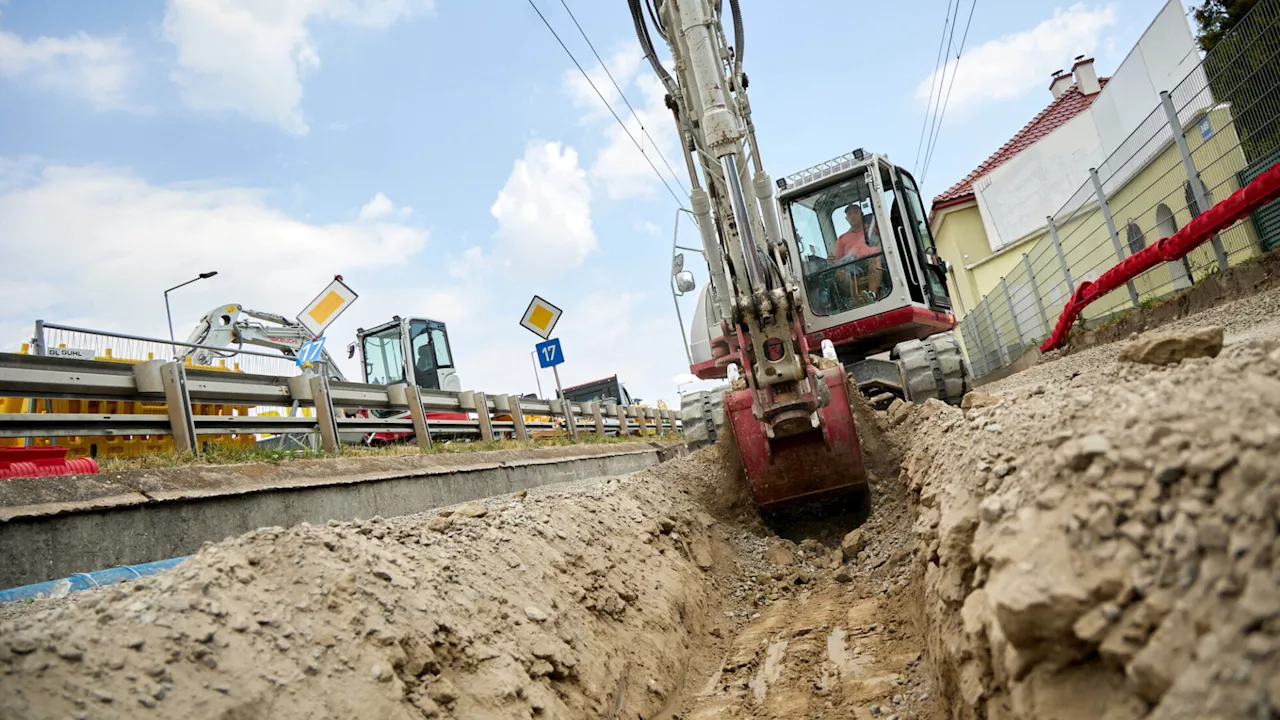 Halbzeit bei Sommerbaustelle - Arbeiten im Zeitplan