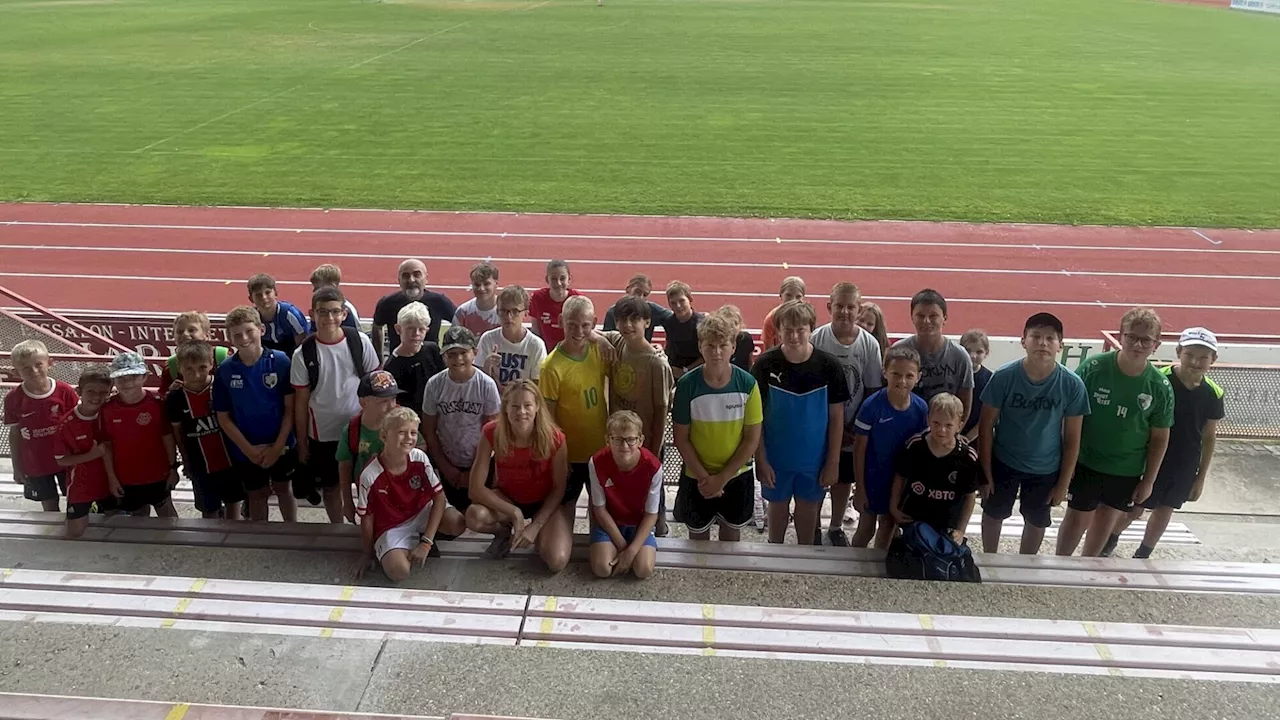 Olympiateilnehmerin begeisterte Kids in Mistelbach