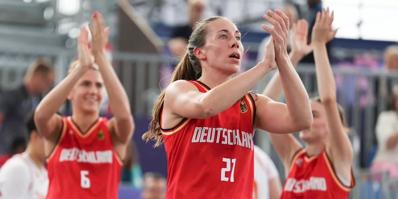 3x3-Basketballerinnen nach Sieg im Olympia-Halbfinale