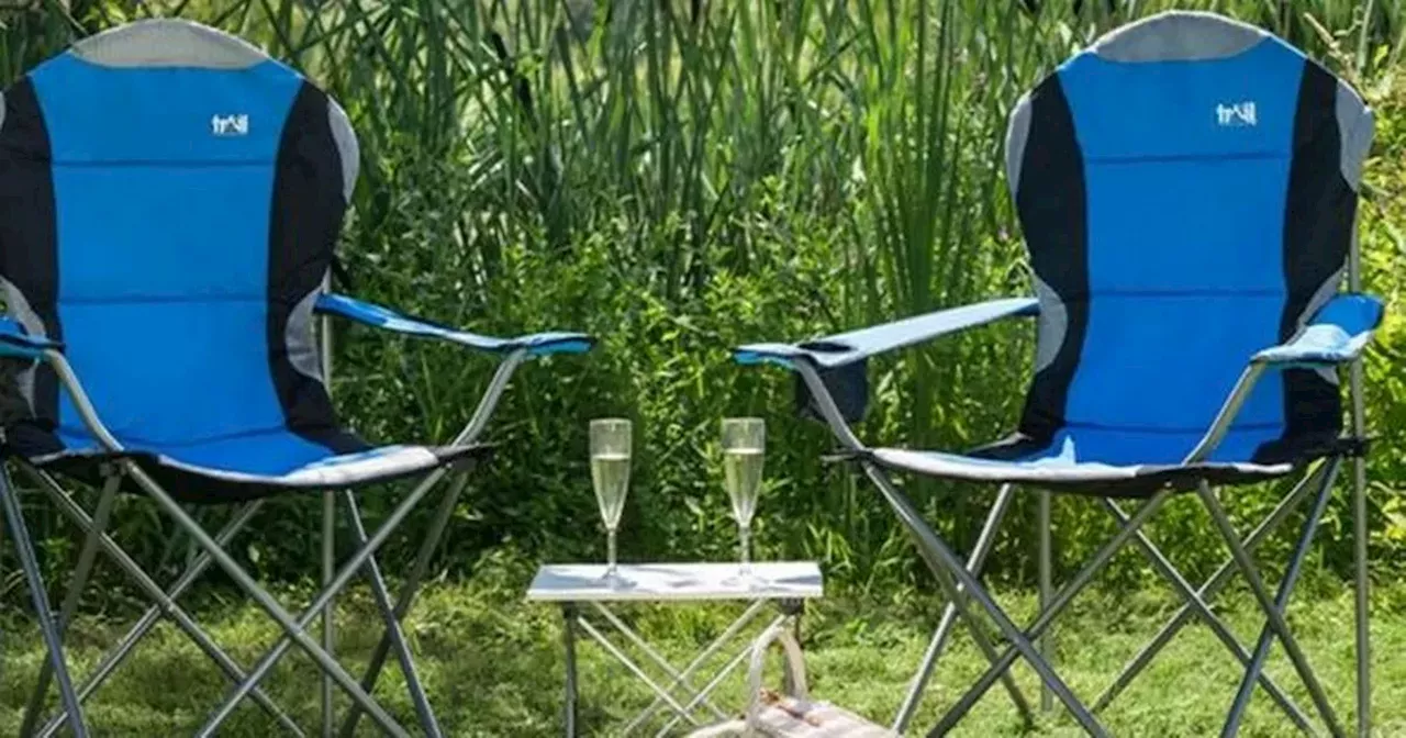 Amazon camping chair with 'luxurious' feel and lumbar support on sale for £26