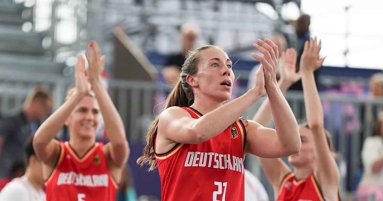 3x3-Basketballerinnen nach Sieg im Olympia-Halbfinale