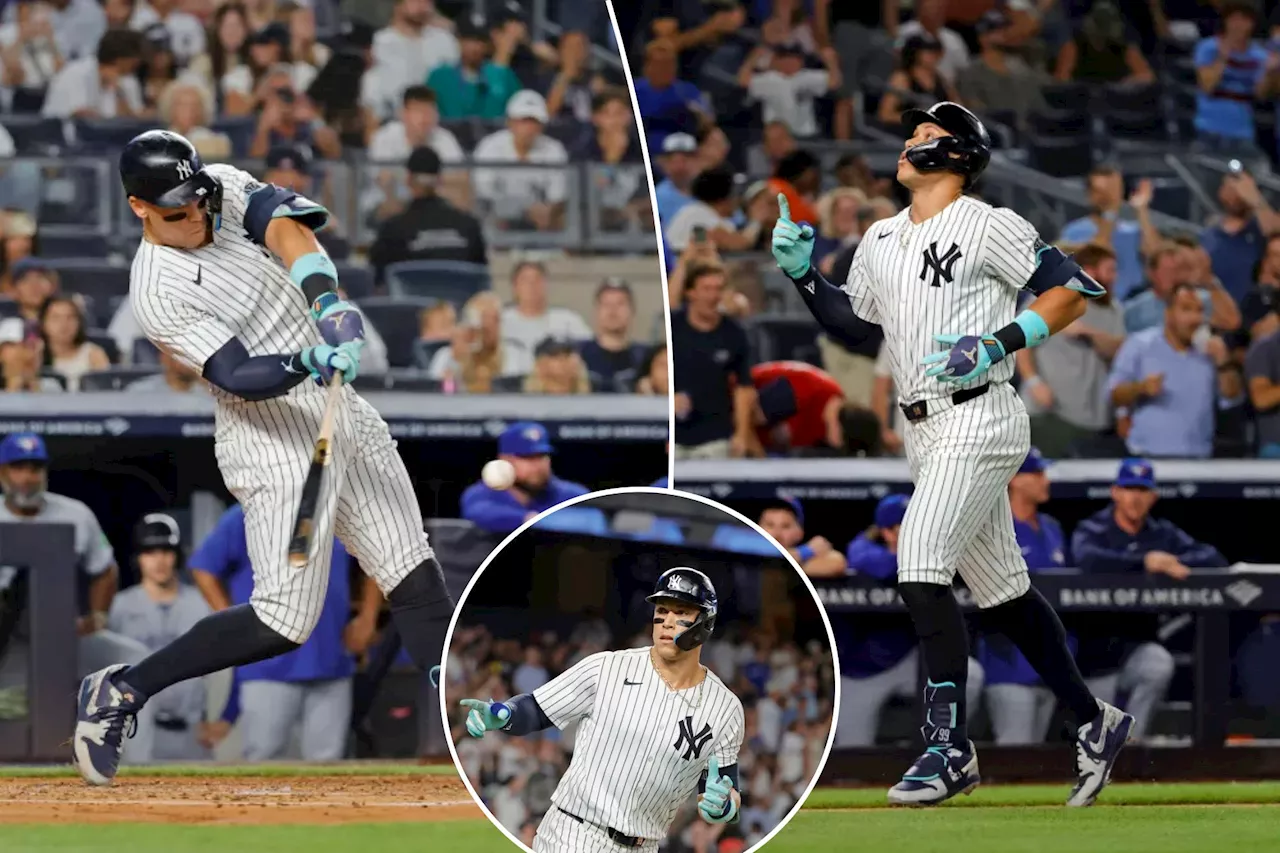 Aaron Judge's mammoth Yankees homer earns him yet another milestone