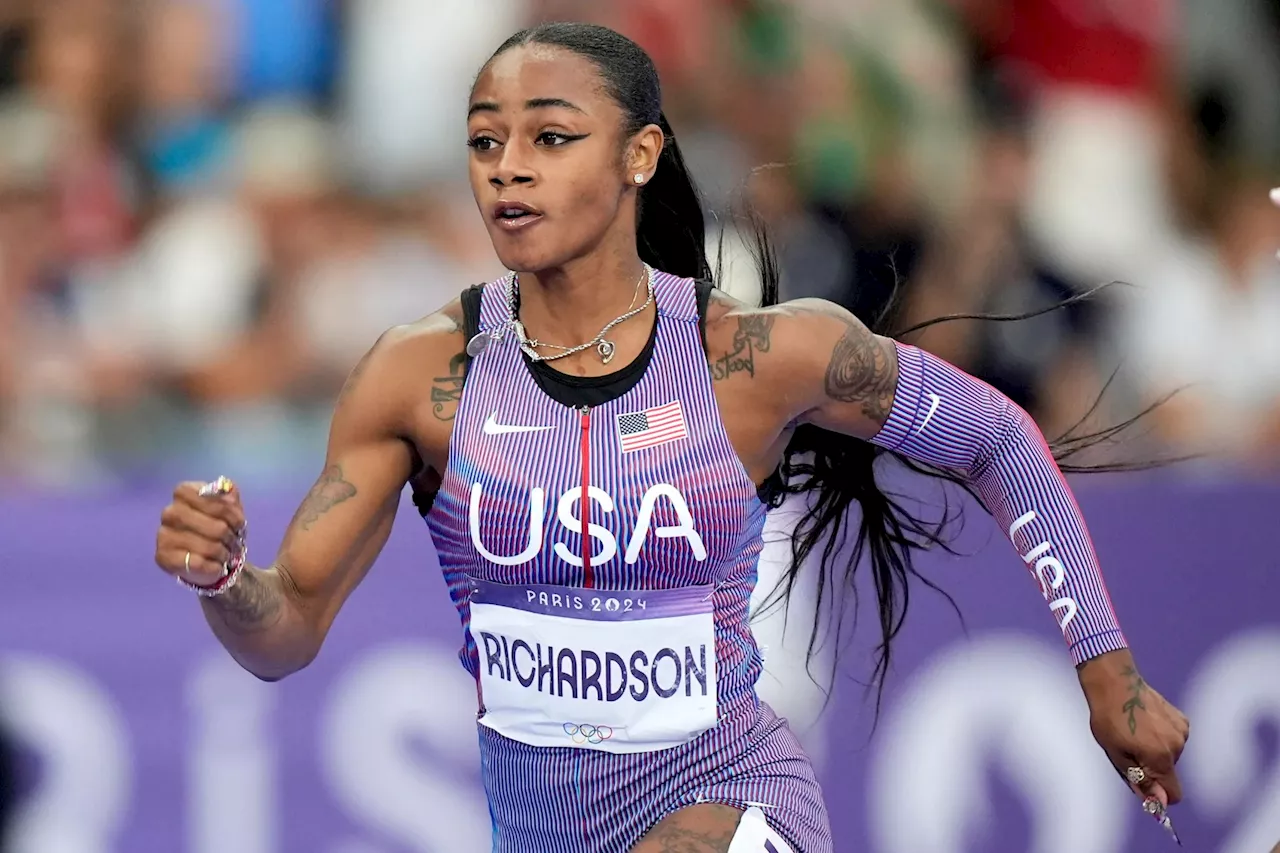 Sha'Carri Richardson settles for Olympic silver in 100-meter downer