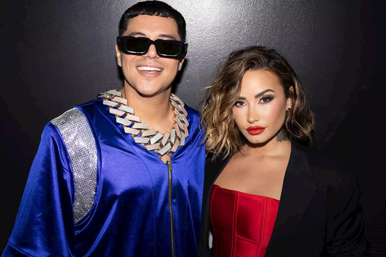 Demi Lovato Performs New Bilingual Collaboration 'Chula' with Grupo Firme in Texas