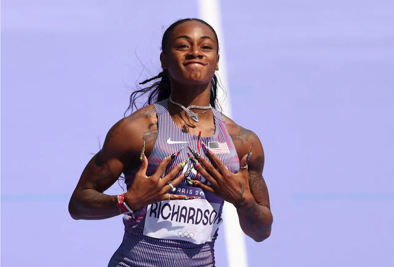 Sha'Carri Richardson Takes Silver in 100-Meter Dash, Her First Olympic Medal